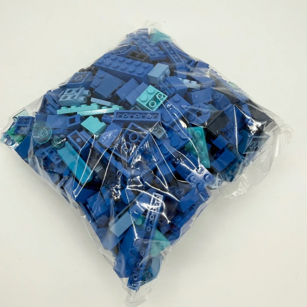 Lego Bulk‎ Lot Color Sorted Blues Mix 1 Pound Pieces Parts Bricks